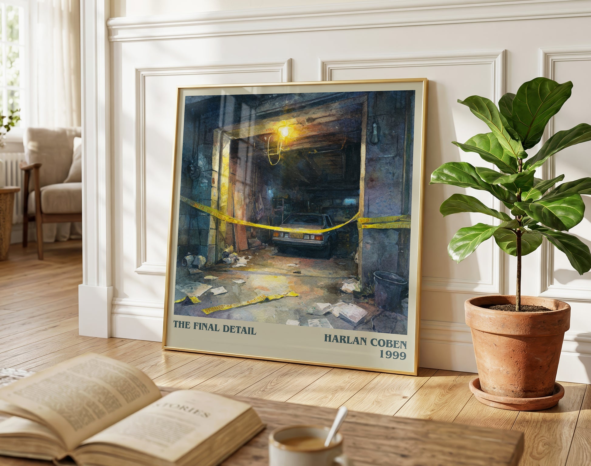 The Final Detail literary poster paired in gallery wall – literary art prints