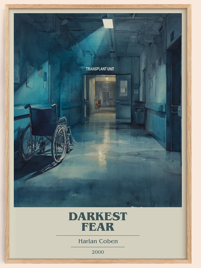 Darkest Fear Book Cover Poster by Harlan Coben