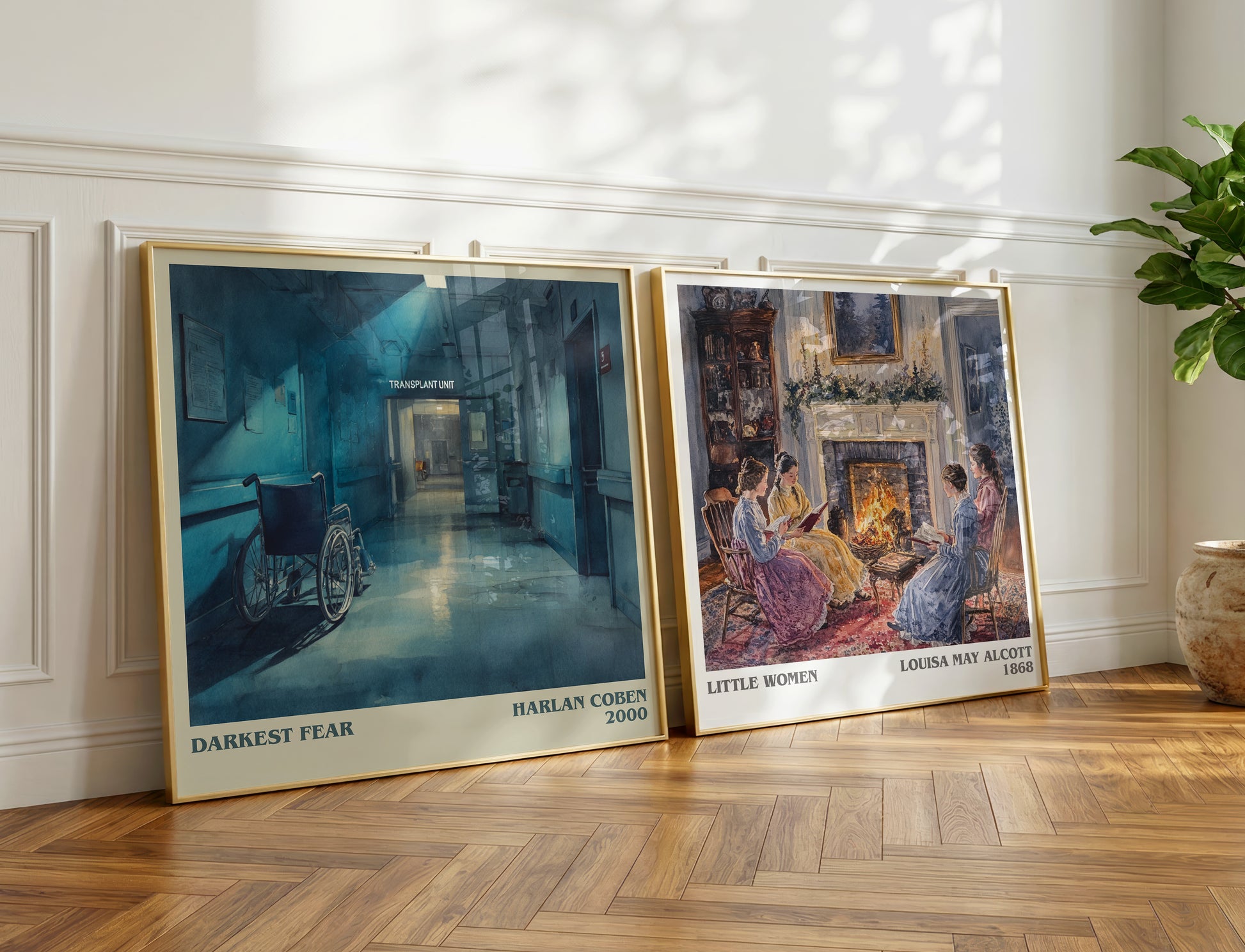 Darkest Fear book poster packaging – museum-quality print rolled in protective tube