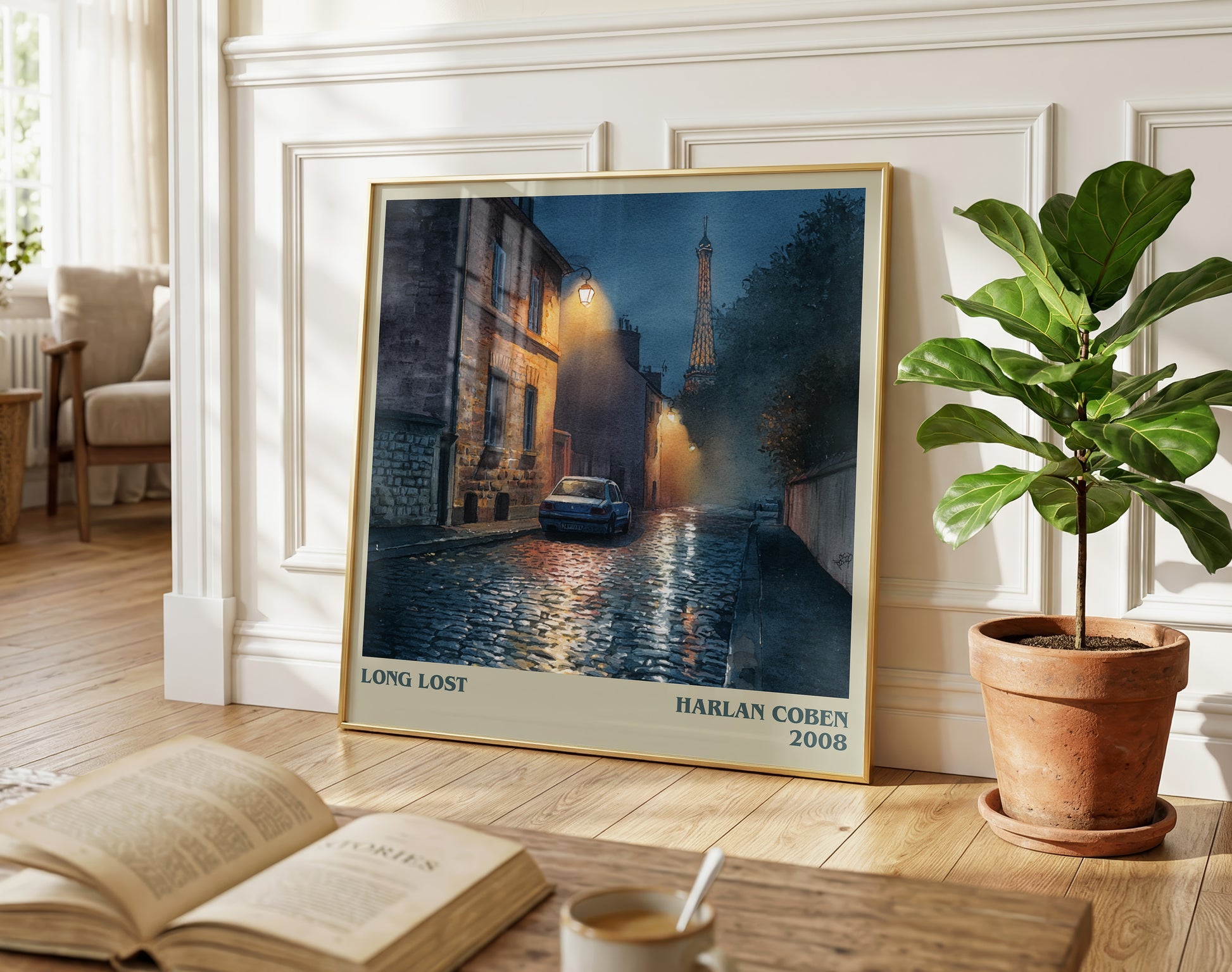 Long Lost literary poster paired in gallery wall – literary art prints