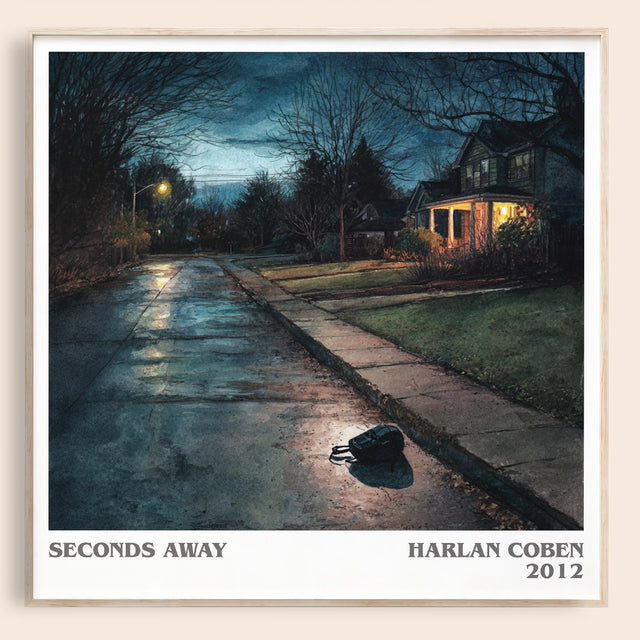Seconds Away Literary Art Print by Harlan Coben