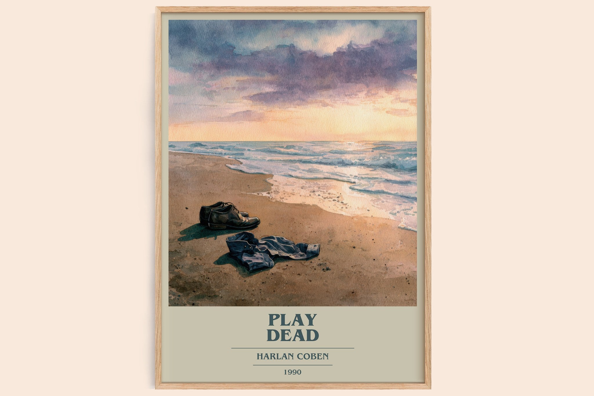 Play Dead Book Cover Poster by Harlan Coben