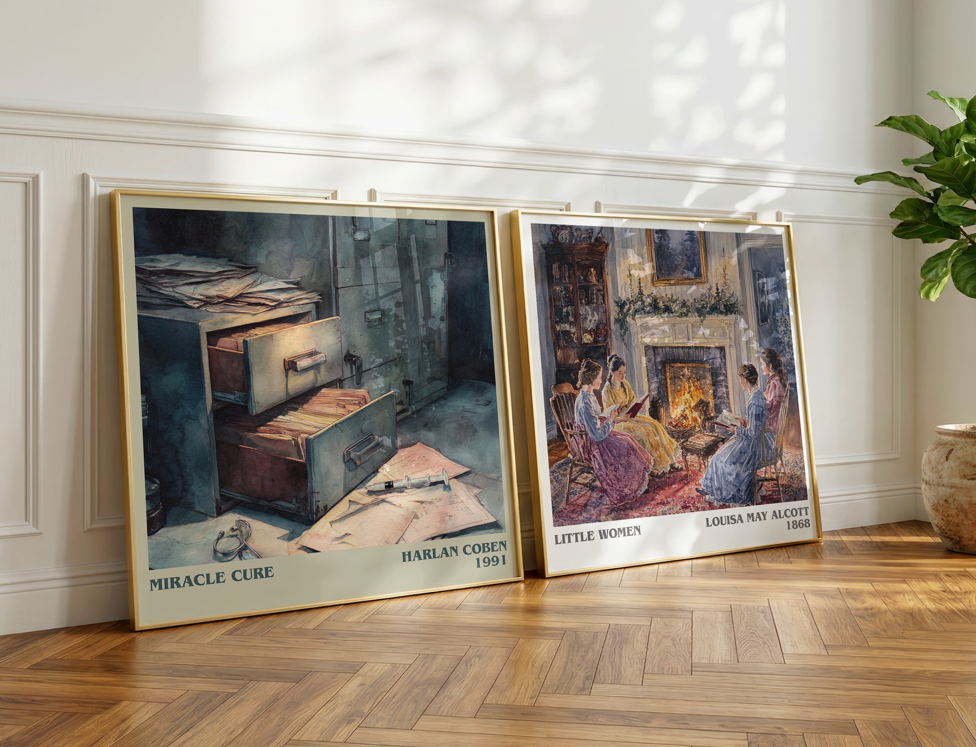 Miracle Cure book poster packaging – museum-quality print rolled in protective tube