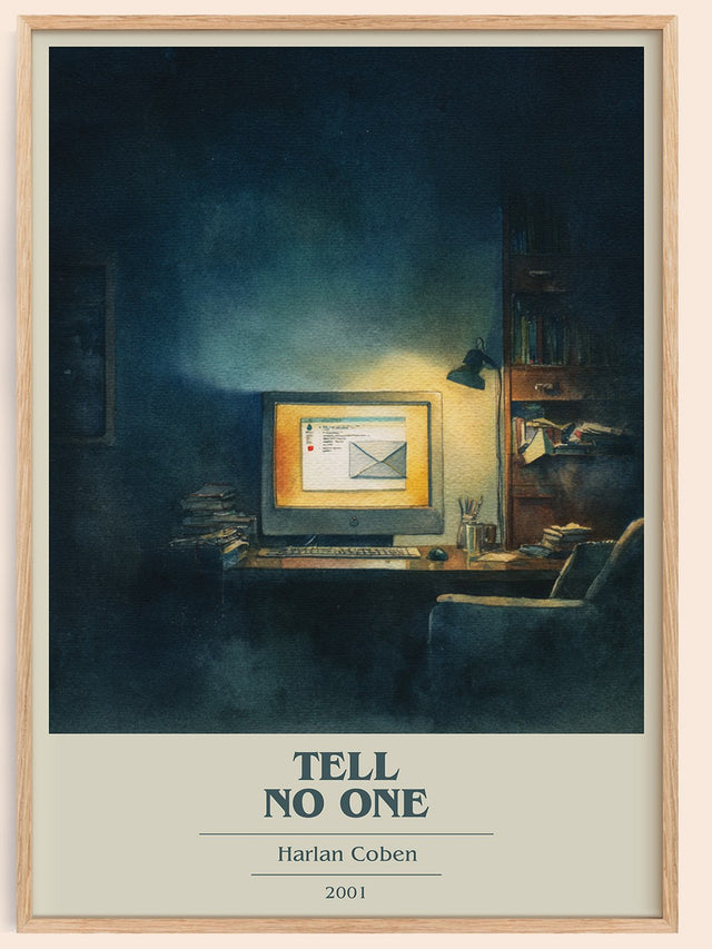 Tell No One Book Cover Poster by Harlan Coben