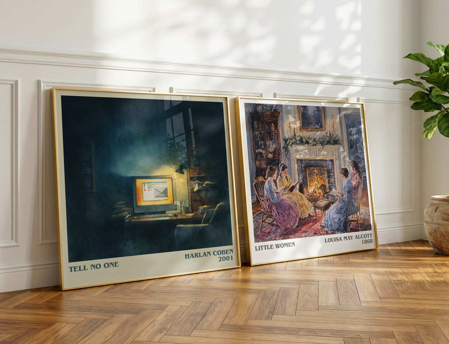 Tell No One book poster packaging – museum-quality print rolled in protective tube