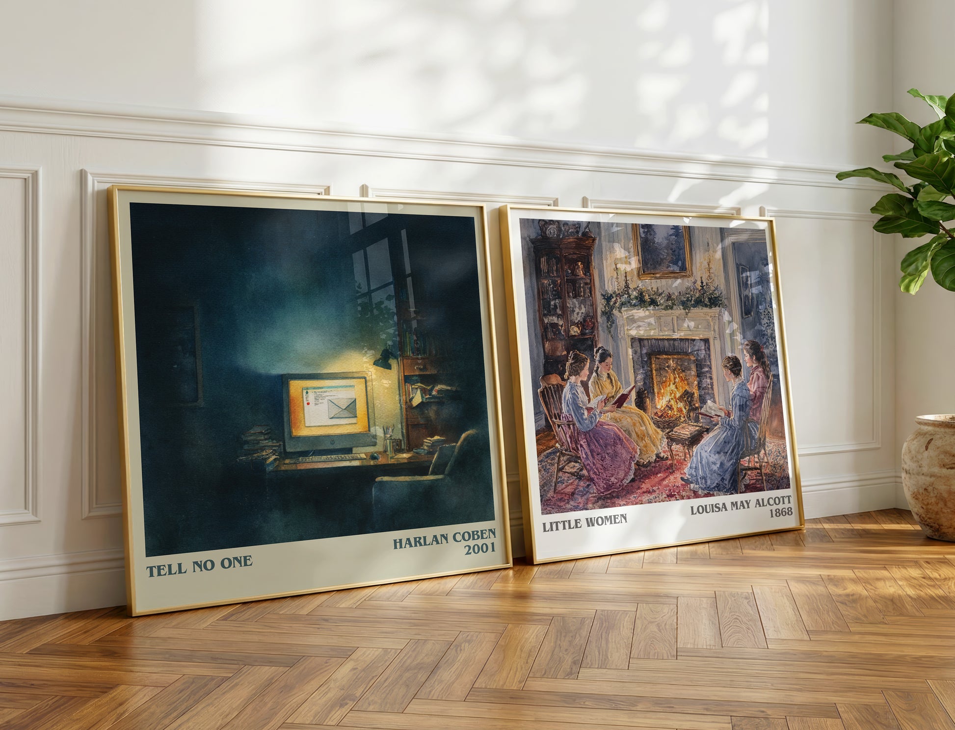 Tell No One book poster packaging – museum-quality print rolled in protective tube