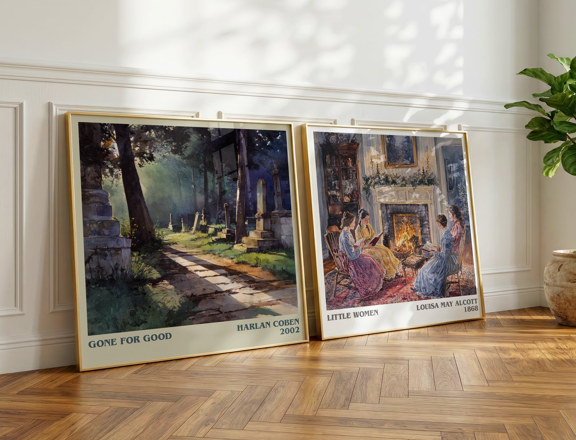 Gone for Good book poster packaging – museum-quality print rolled in protective tube