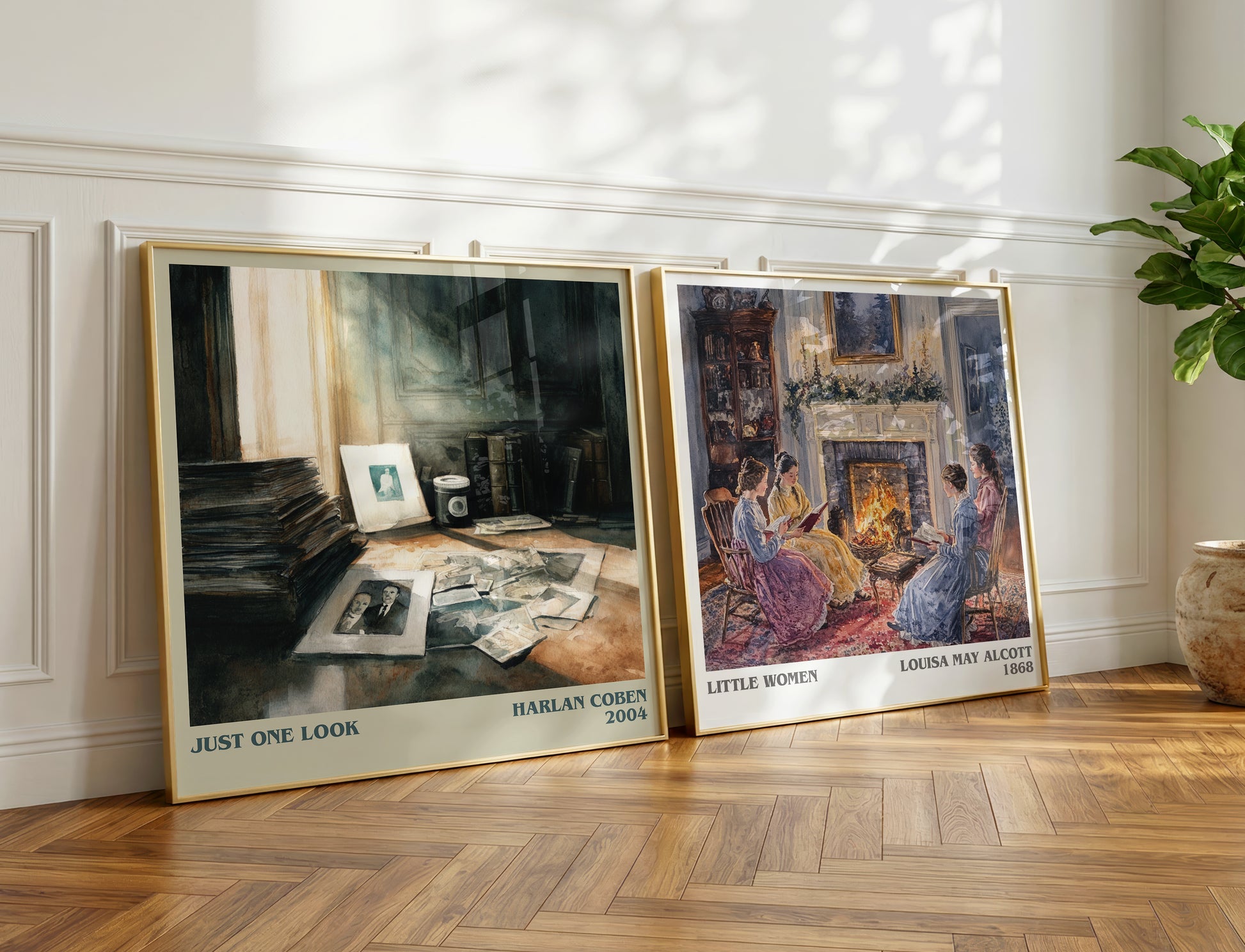 Just One Look book poster packaging – museum-quality print rolled in protective tube
