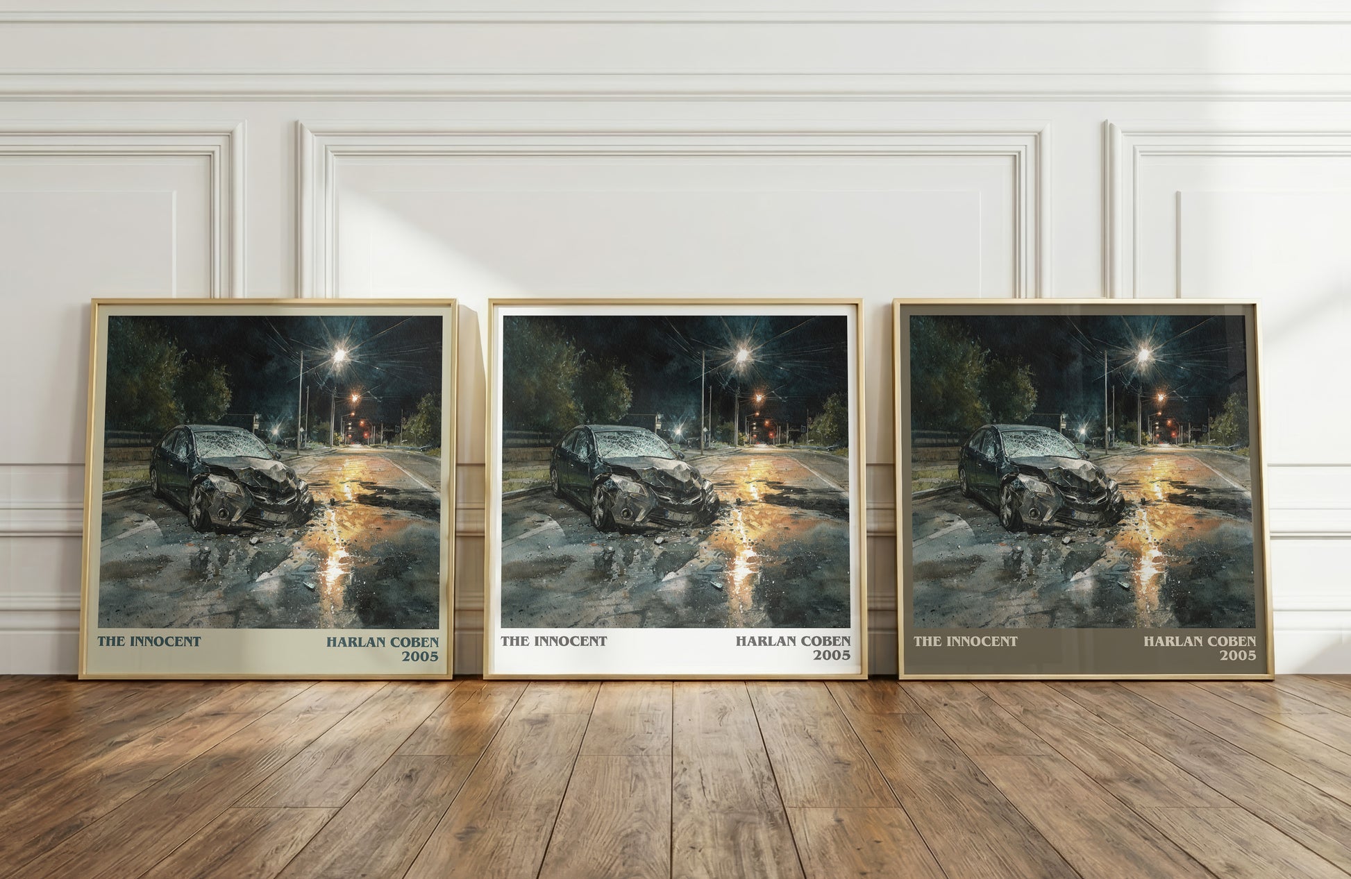 The Innocent literary print framed by window – literary home decor