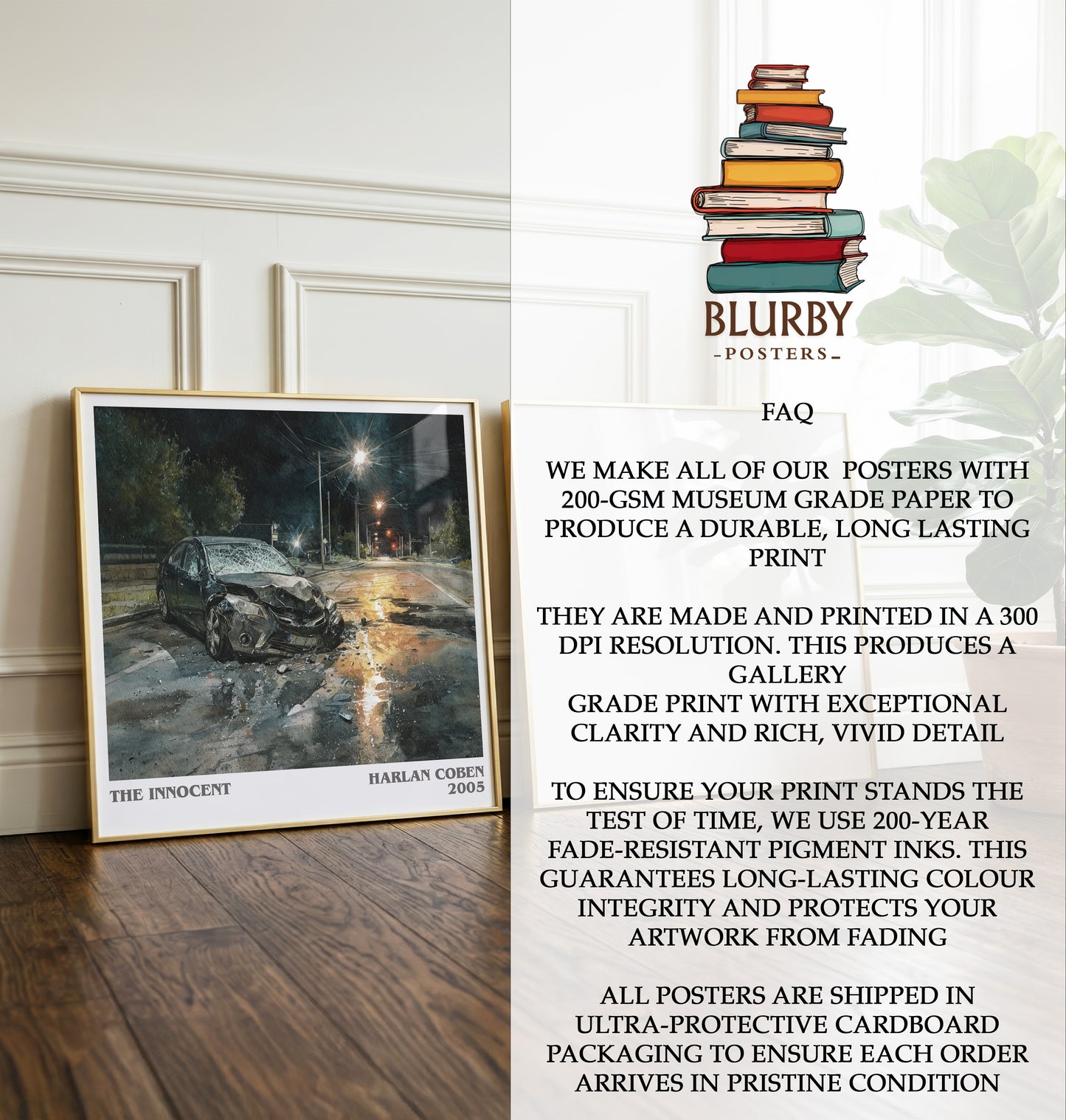 The Innocent Literary Art Print by Harlan Coben