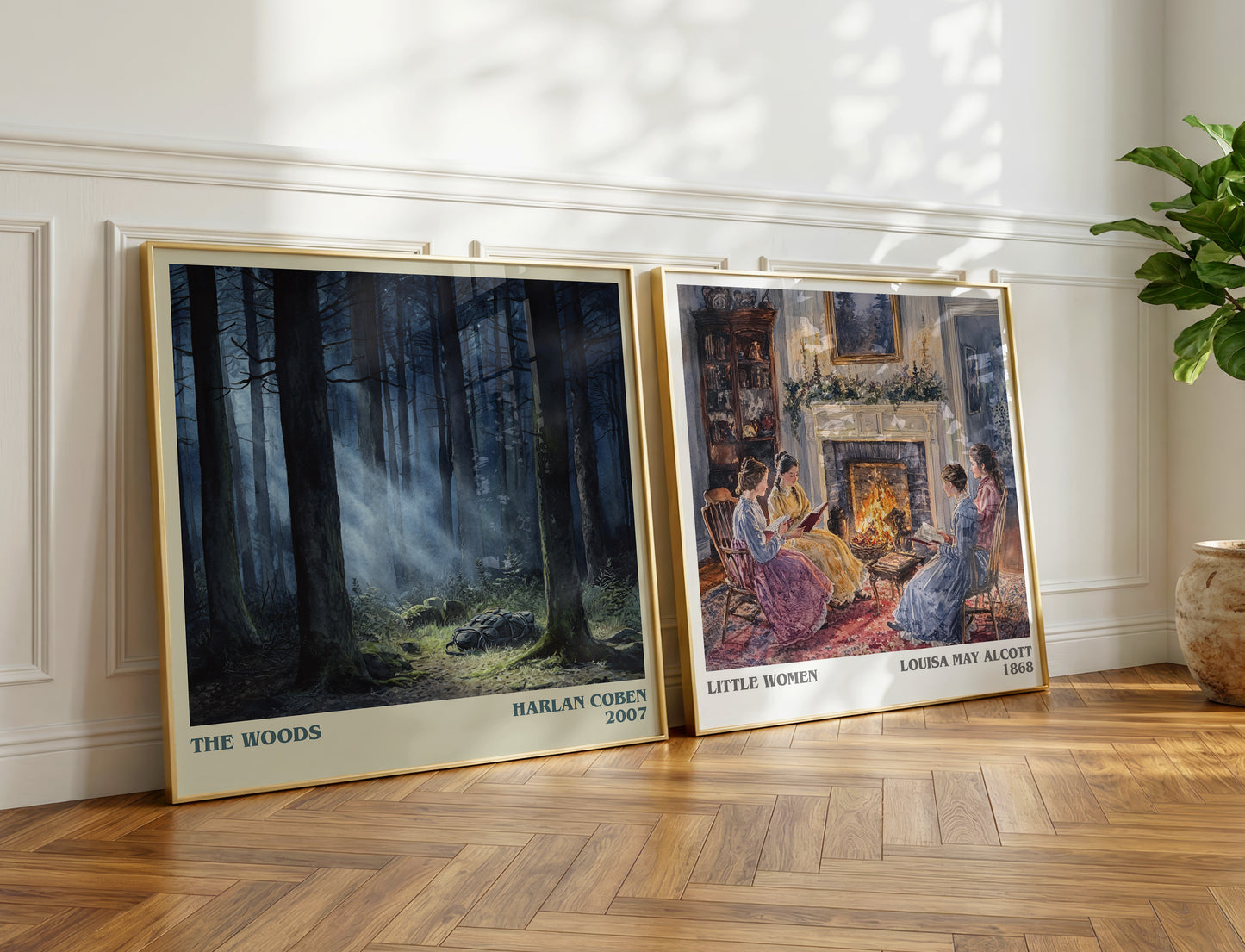 The Woods book poster packaging – museum-quality print rolled in protective tube