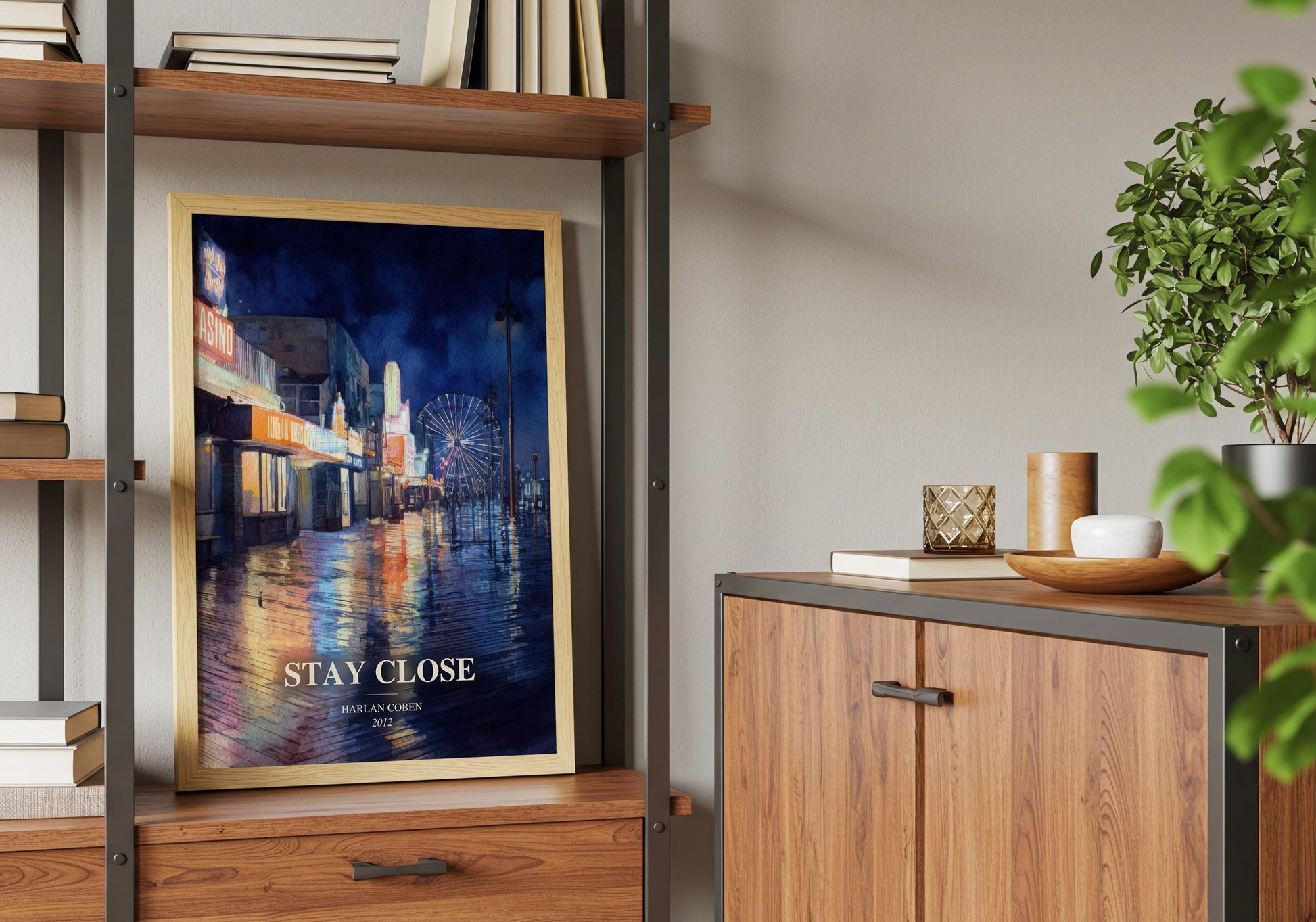 Stay Close book watercolour illustration paper finish options – matte satin gloss