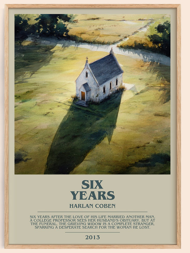 Six Years Bookish Wall Art by Harlan Coben