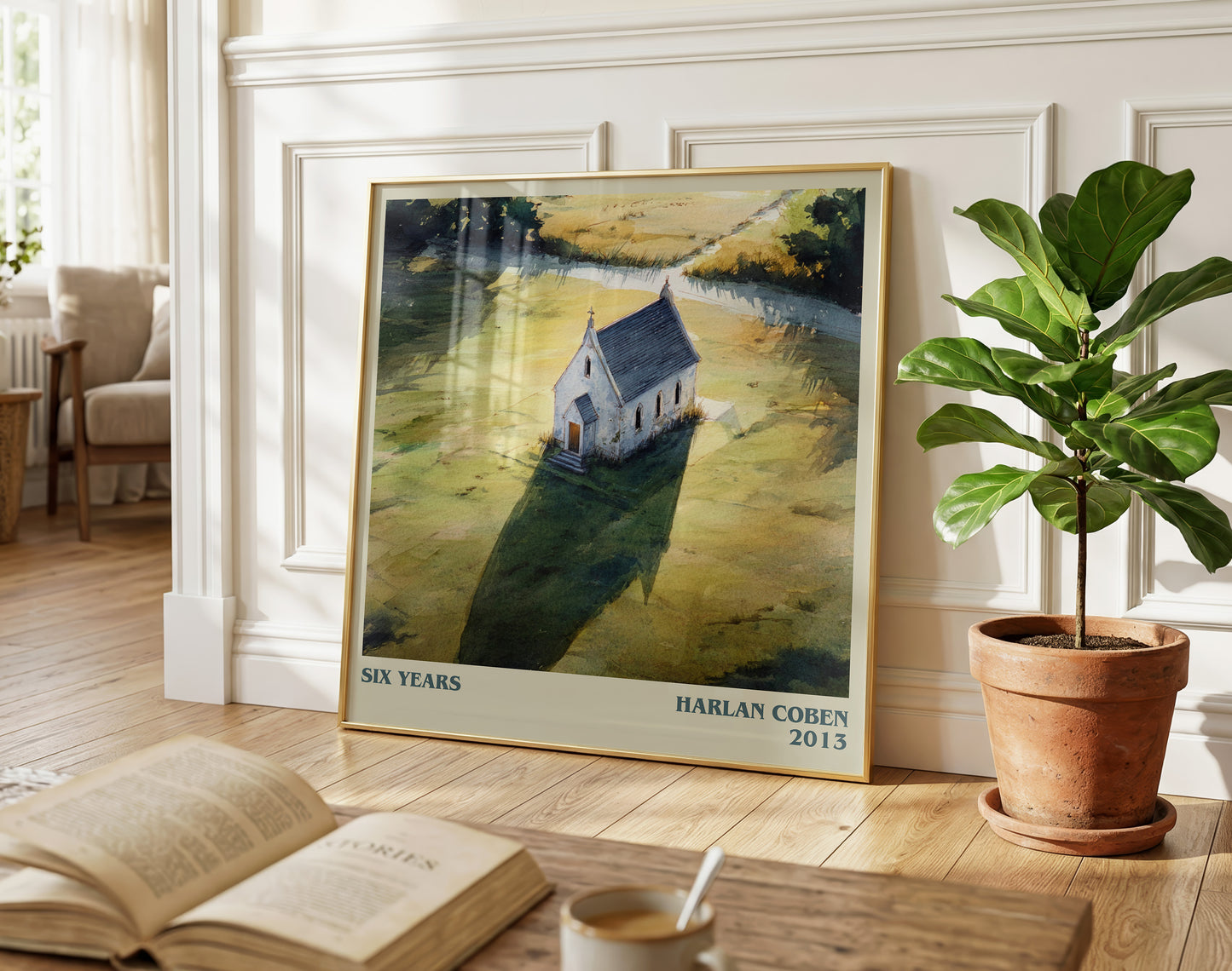 Six Years literary poster paired in gallery wall – literary art prints