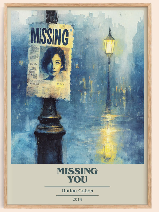 Missing You Book Cover Poster by Harlan Coben