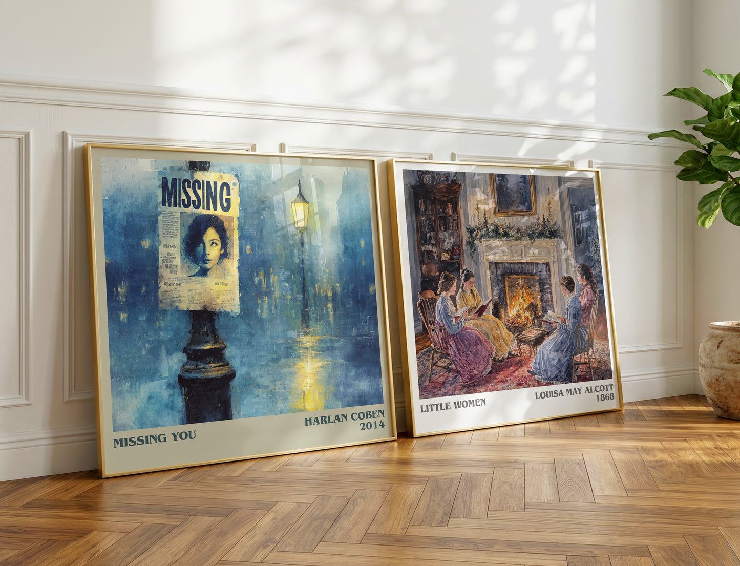 Missing You book poster packaging – museum-quality print rolled in protective tube