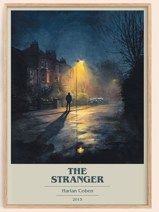 The Stranger Book Cover Poster by Harlan Coben