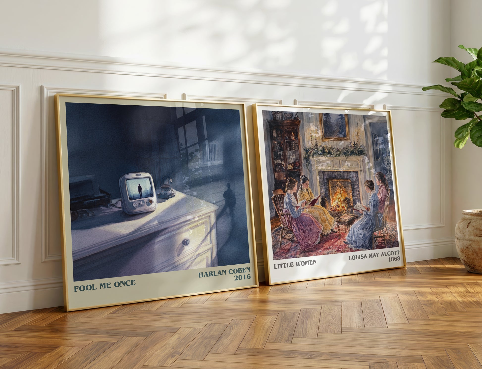 Fool Me Once book poster packaging – museum-quality print rolled in protective tube