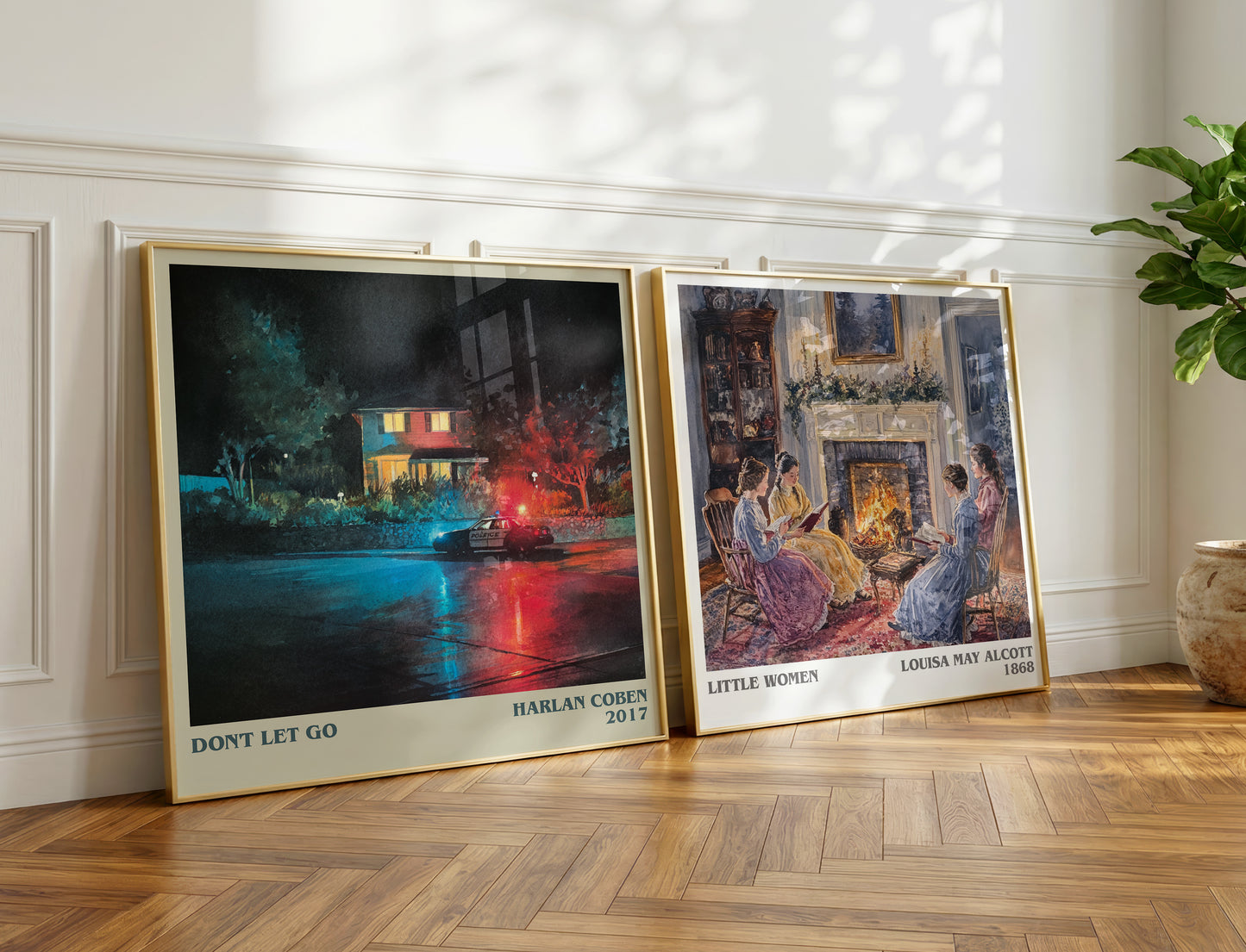 Don't Let Go book poster packaging – museum-quality print rolled in protective tube