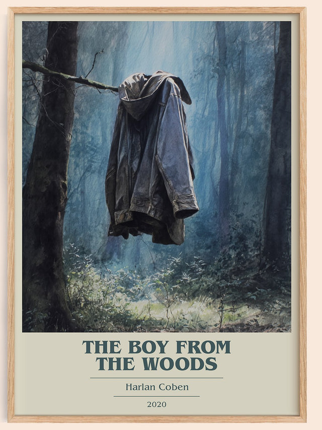 The Boy from the Woods Book Cover Poster by Harlan Coben