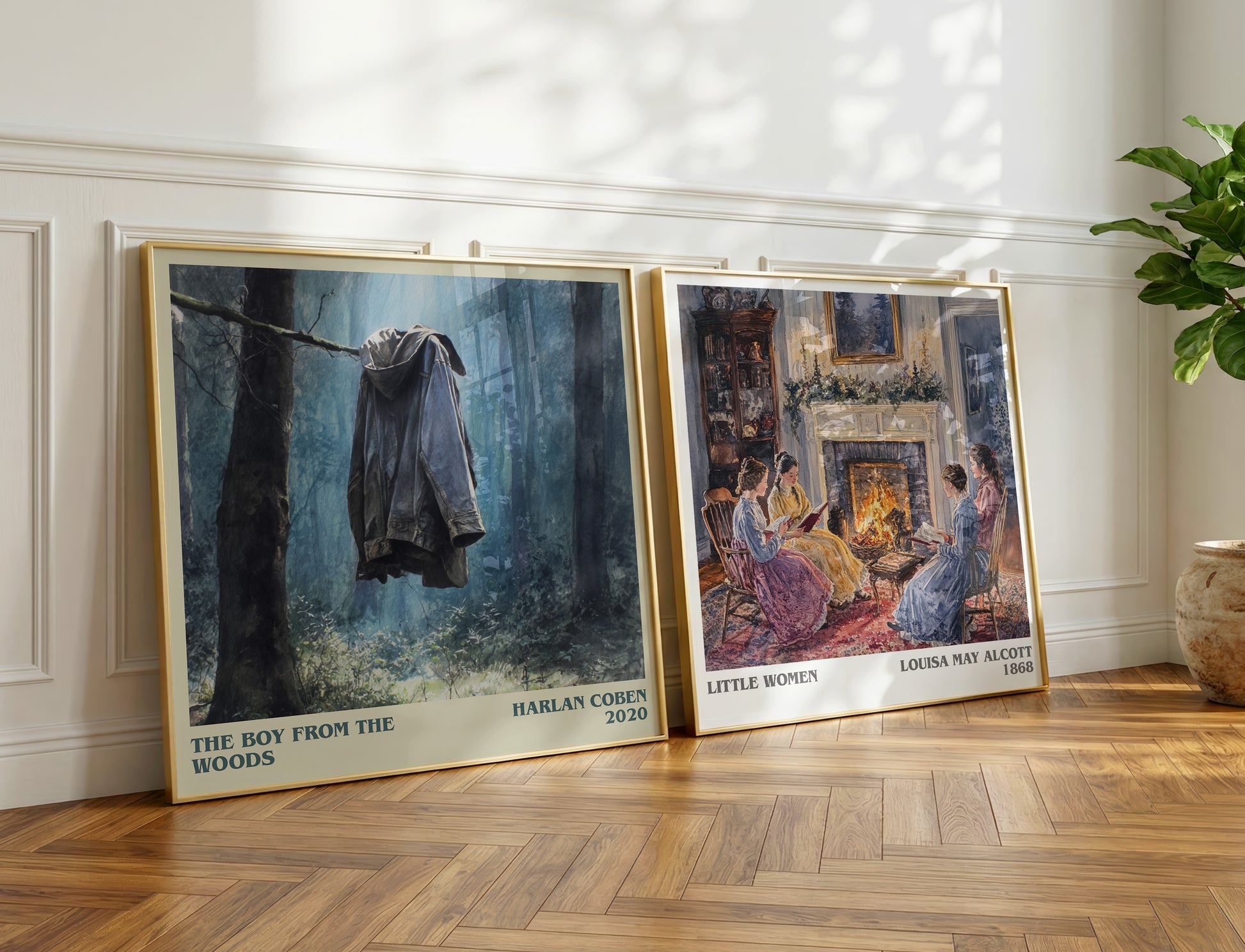 The Boy from the Woods book poster packaging – museum-quality print rolled in protective tube