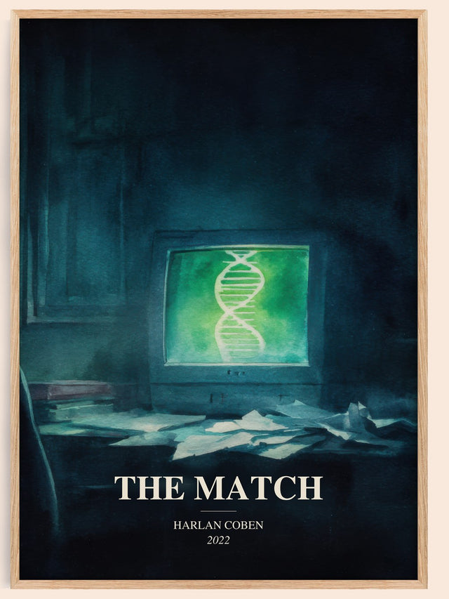 The Match Book Watercolour Illustration by Harlan Coben