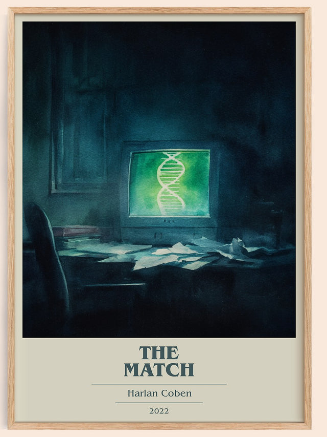 The Match Book Cover Poster by Harlan Coben