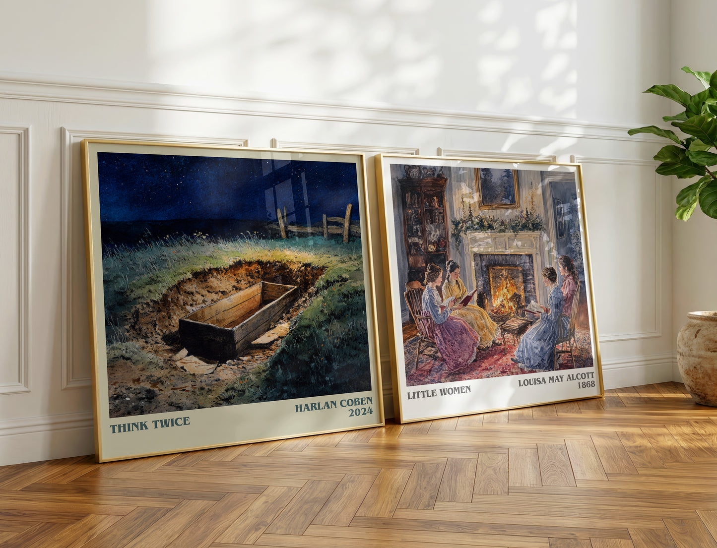 Think Twice book poster packaging – museum-quality print rolled in protective tube