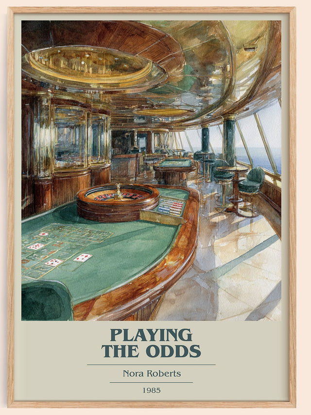 Playing the Odds Book Cover Poster by Nora Roberts