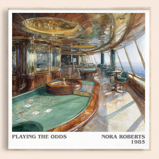 Playing the Odds Literary Art Print by Nora Roberts