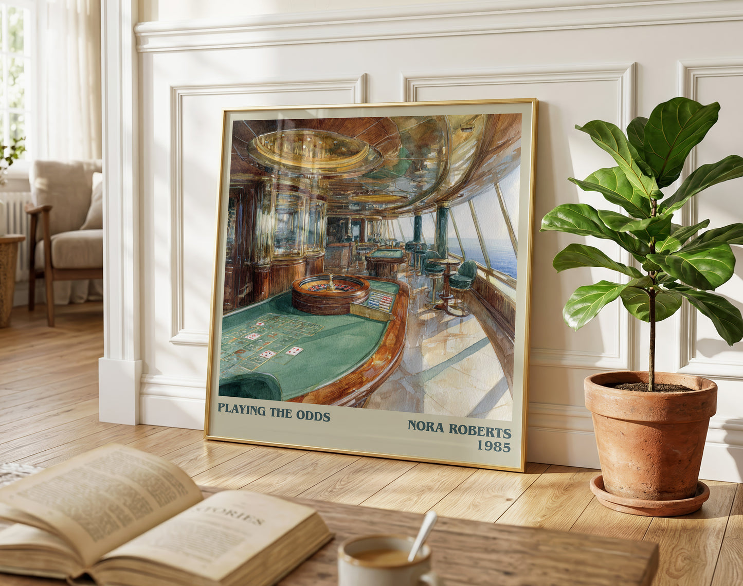 Playing the Odds literary poster paired in gallery wall – literary art prints