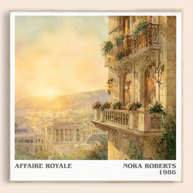 Affaire Royale Literary Art Print by Nora Roberts