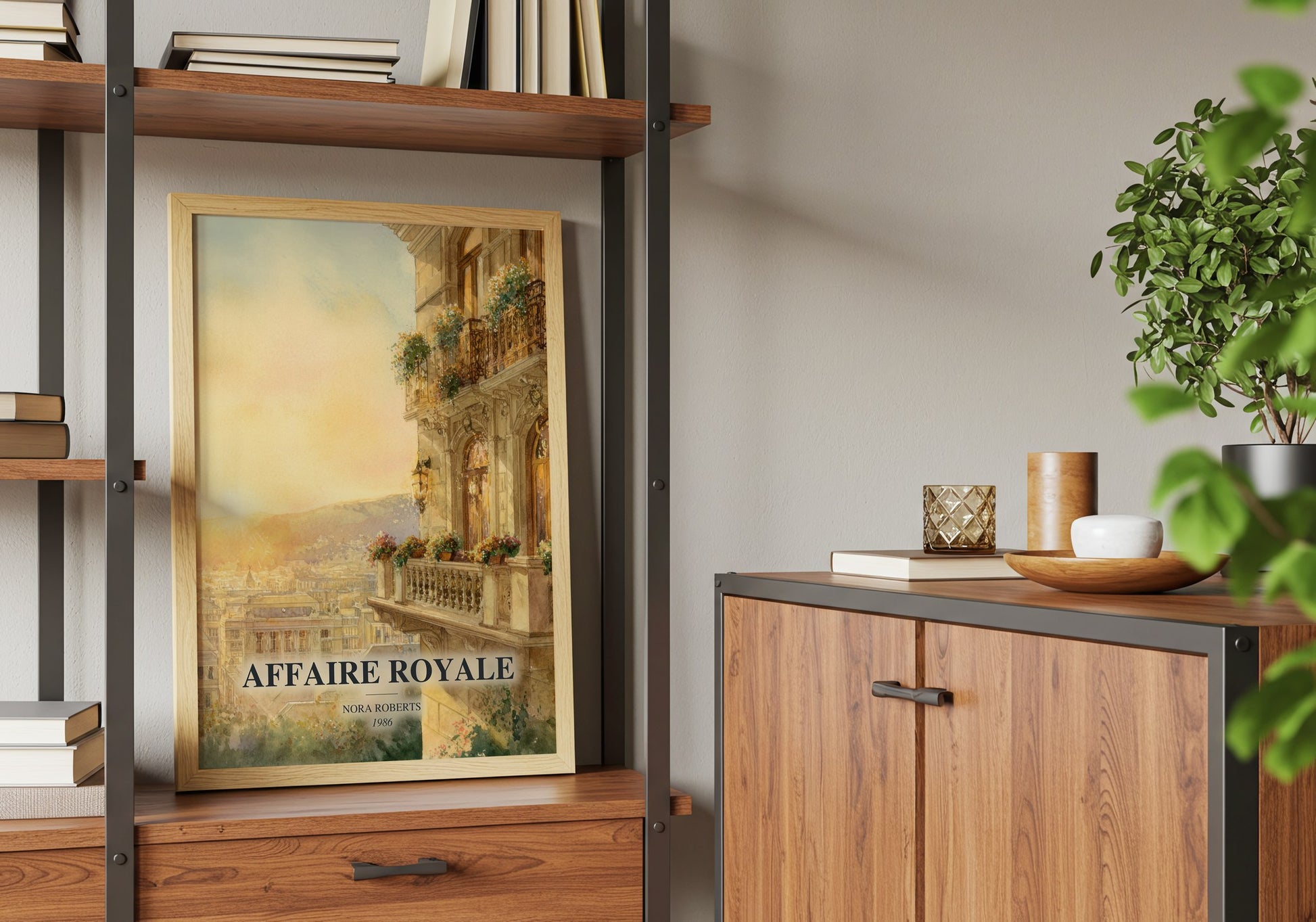 Affaire Royale book watercolour illustration paper finish options – matte satin gloss