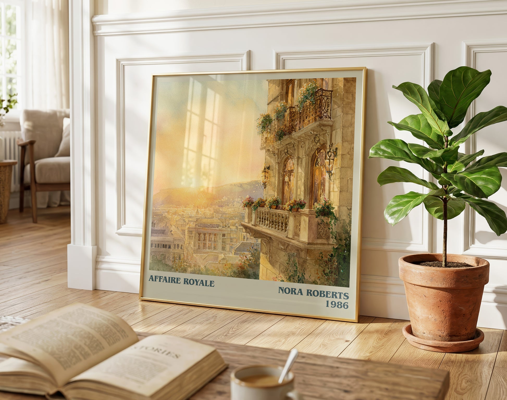 Affaire Royale literary poster paired in gallery wall – literary art prints
