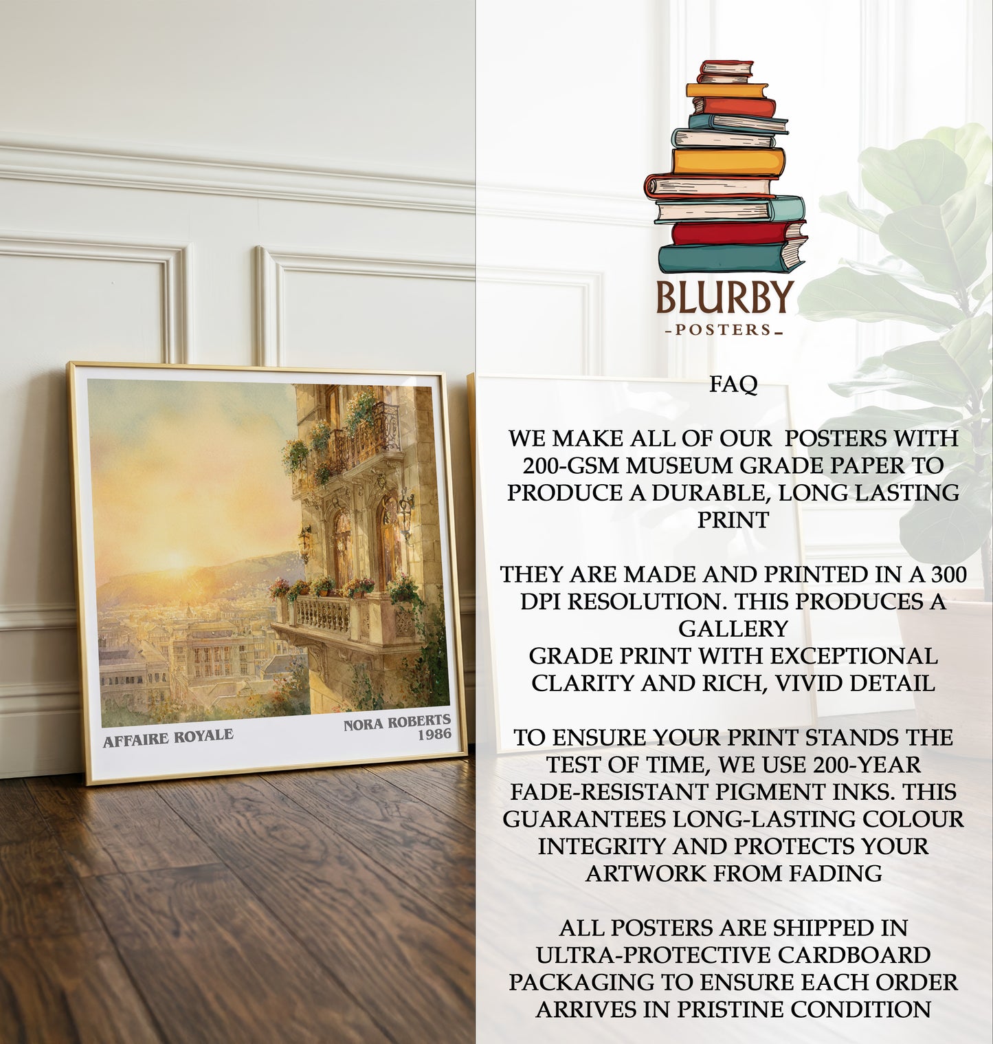 Affaire Royale Literary Art Print by Nora Roberts
