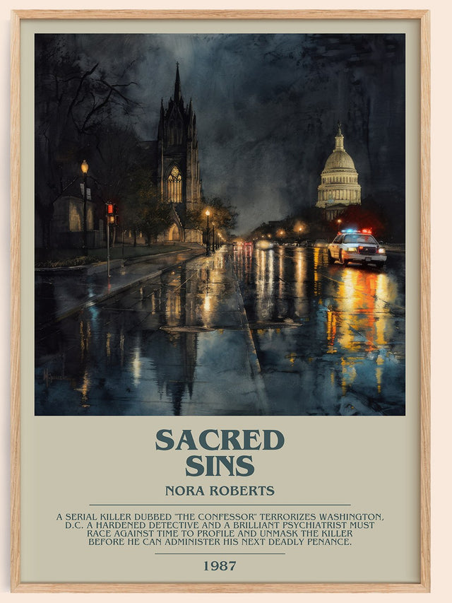 Sacred Sins Bookish Wall Art by Nora Roberts