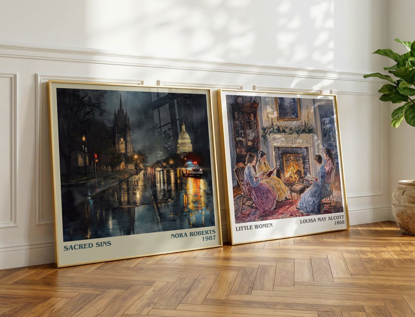 Sacred Sins book poster packaging – museum-quality print rolled in protective tube