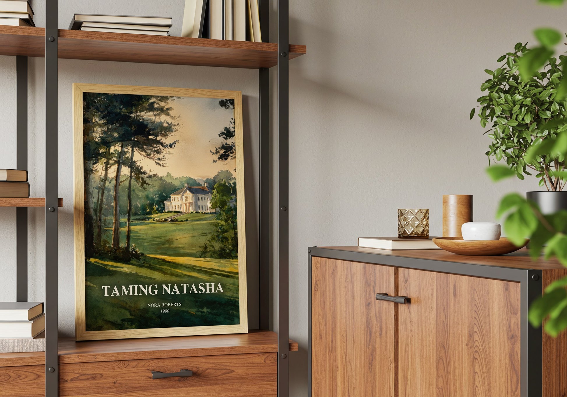 Taming Natasha book watercolour illustration paper finish options – matte satin gloss