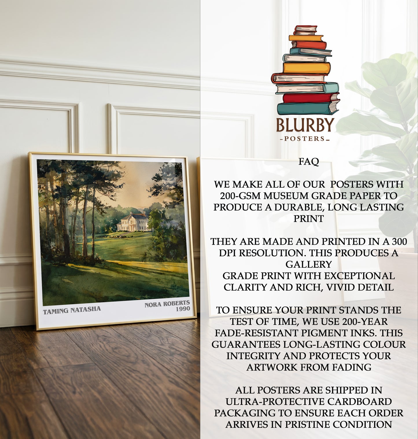 Taming Natasha Literary Art Print by Nora Roberts