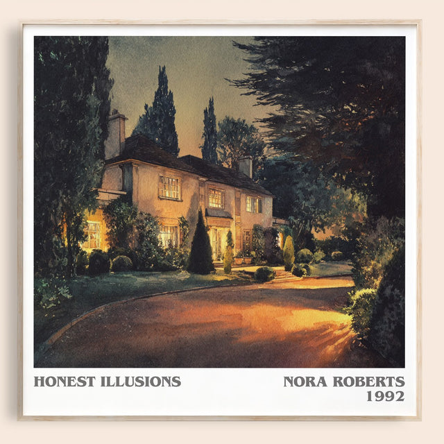 Honest Illusions Literary Art Print by Nora Roberts