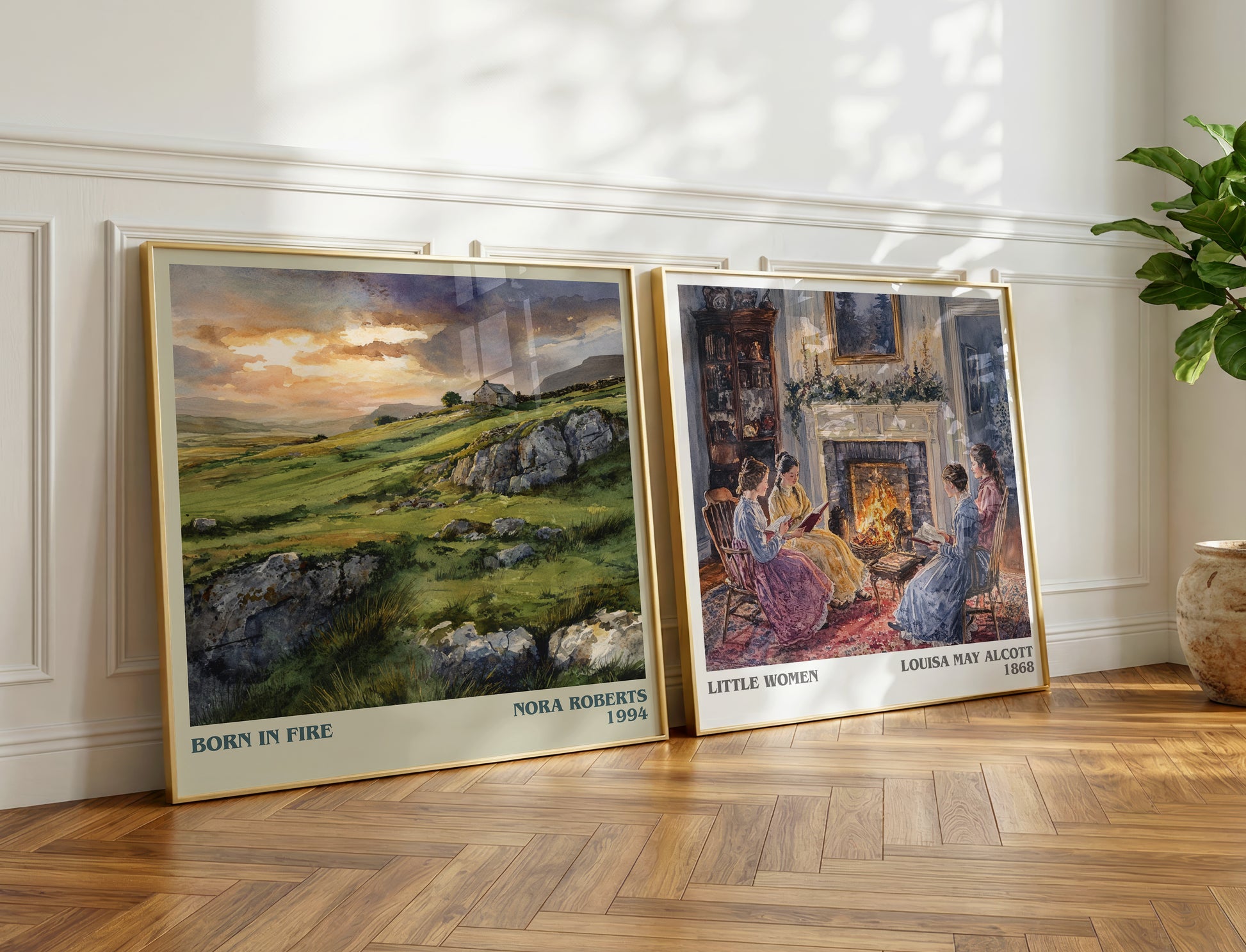 Born in Fire book poster packaging – museum-quality print rolled in protective tube