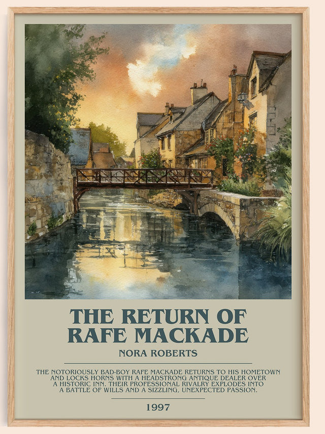 The Return of Rafe MacKade Bookish Wall Art by Nora Roberts
