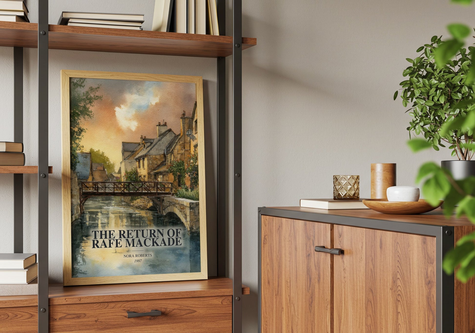 The Return Of Rafe Mackade book watercolour illustration paper finish options – matte satin gloss