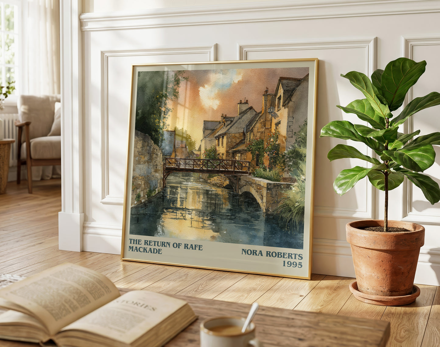 The Return of Rafe MacKade literary poster paired in gallery wall – literary art prints