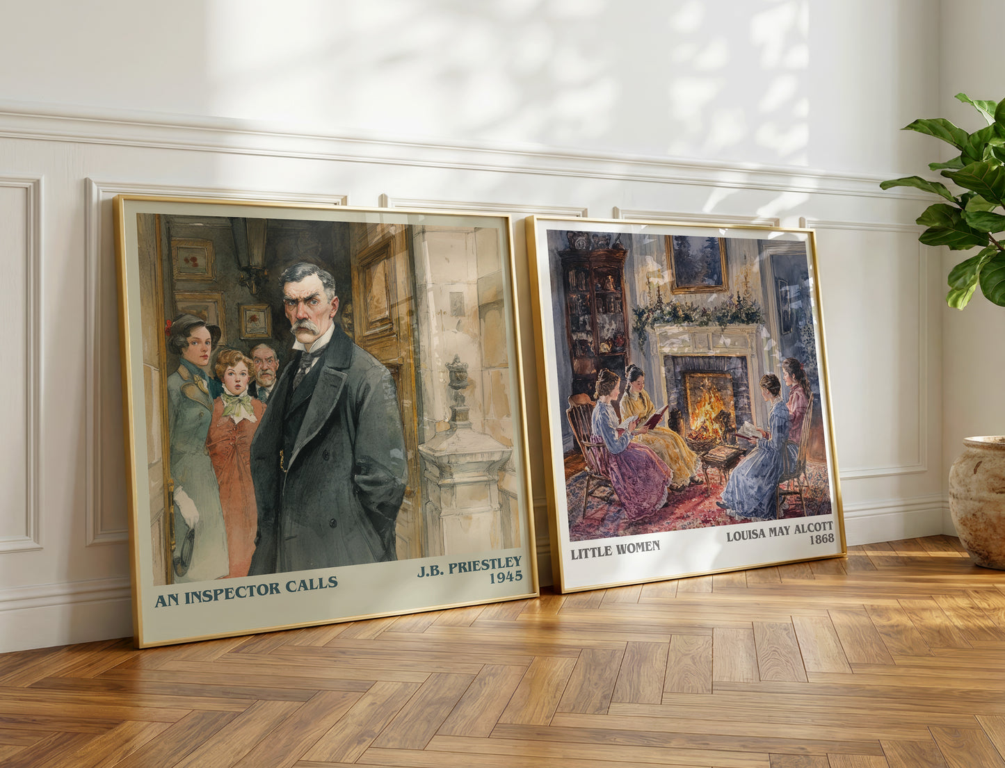 An Inspector Calls book poster packaging – museum-quality print rolled in protective tube