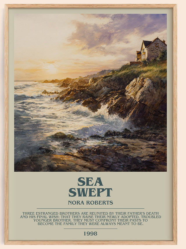 Sea Swept Bookish Wall Art by Nora Roberts