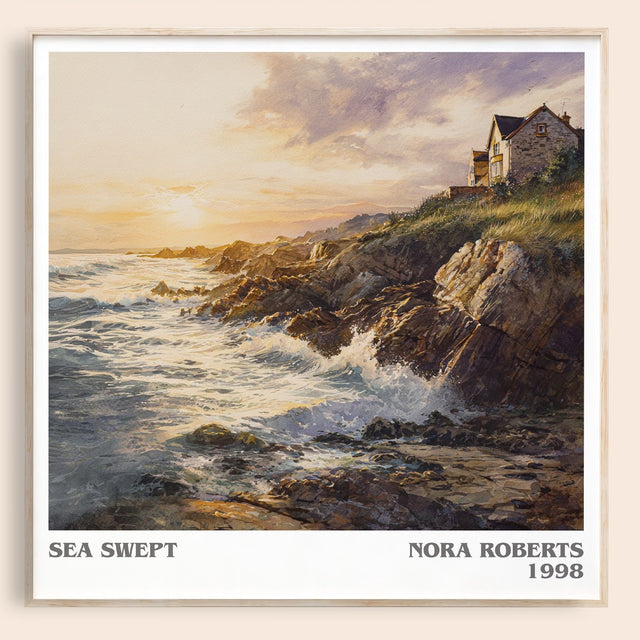 Sea Swept Literary Art Print by Nora Roberts
