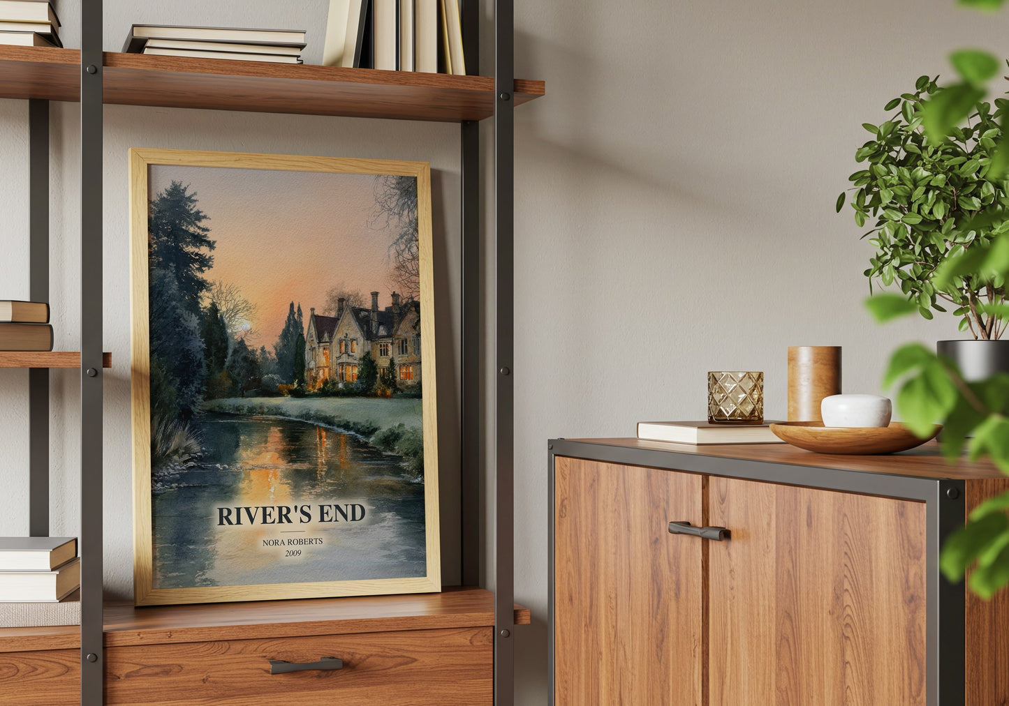 River'S End book watercolour illustration paper finish options – matte satin gloss
