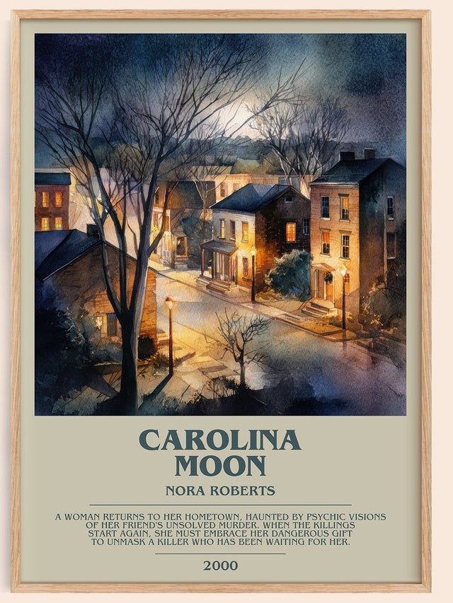 Carolina Moon Bookish Wall Art by Nora Roberts