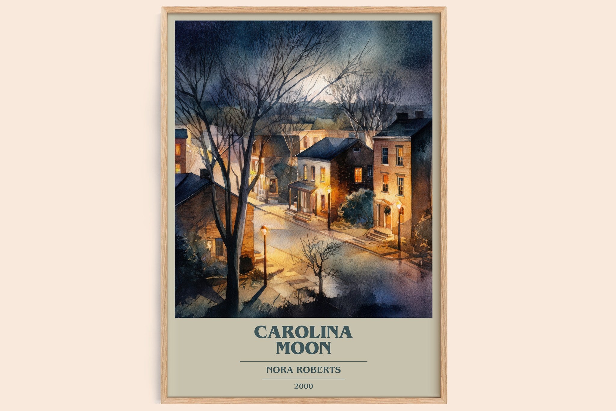 Carolina Moon Book Cover Poster by Nora Roberts